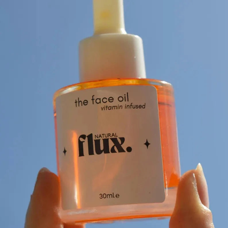 Natural Organic Face Oil with Rosehip & Sea Buckthorn Oil Face Oil FluxNatural