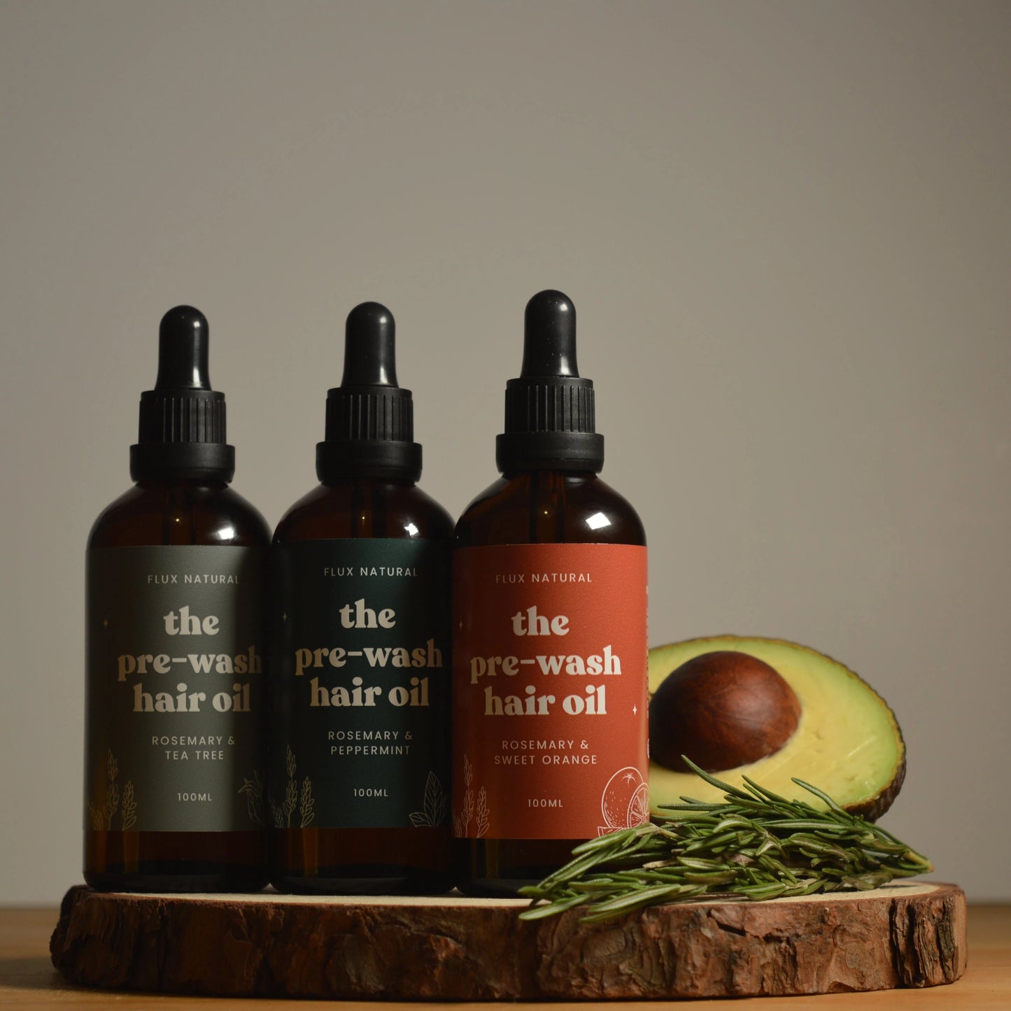 The Pre-Wash Hair Oil - Orange & Rosemary Infused Flux Natural