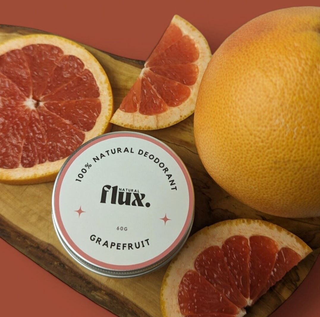 Natural Deodorant Balm - 60g Deodorant FluxNatural Grapefruit 