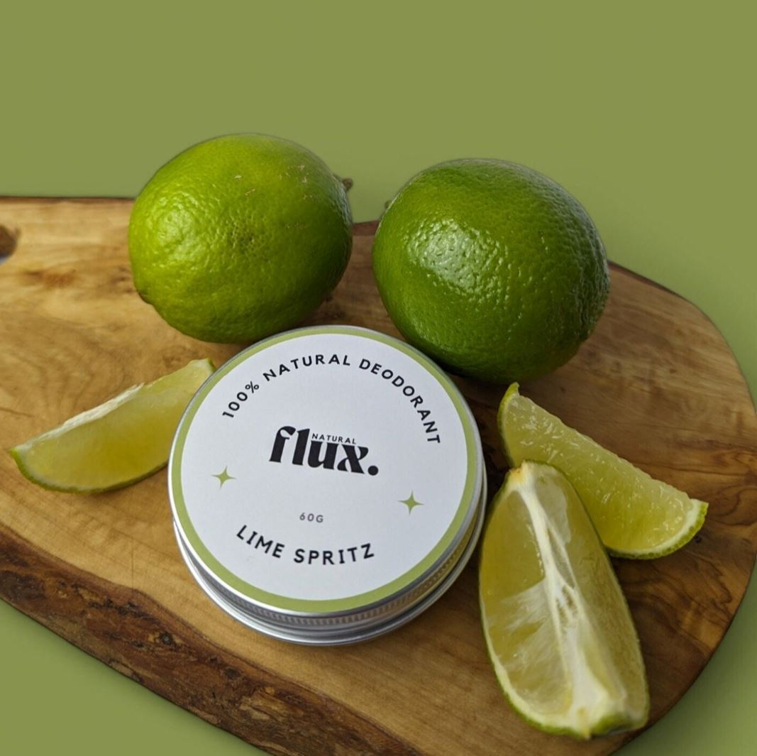 Natural Deodorant Balm - 60g Deodorant FluxNatural Lime 