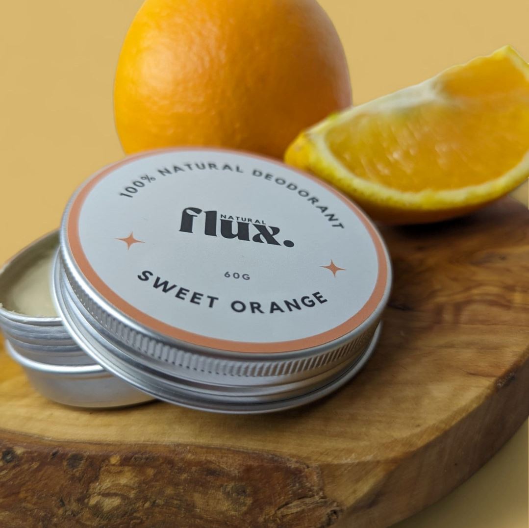 Natural Deodorant Balm - 60g Deodorant FluxNatural Orange 