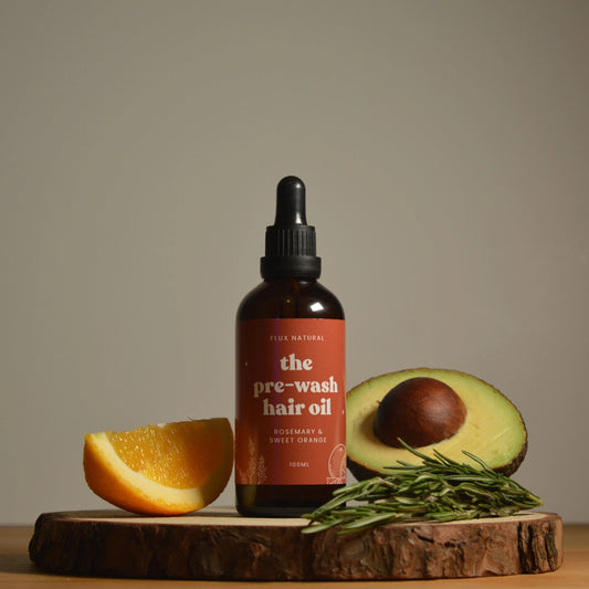 The Pre-Wash Hair Oil - Orange & Rosemary Infused Flux Natural 