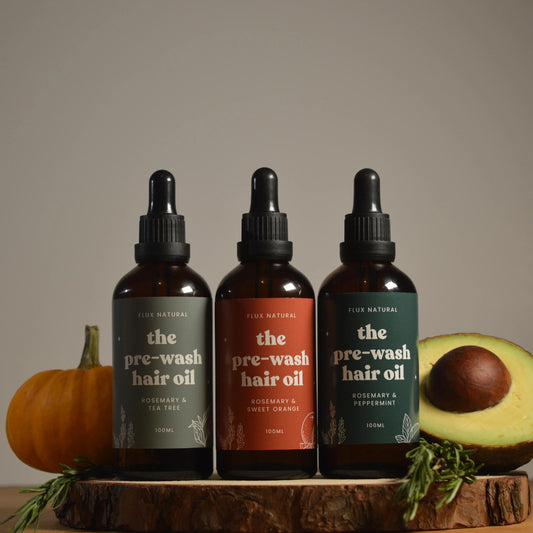 The Pre-Wash Hair Oil - Rosemary Hair Oil Bundle Flux Natural 