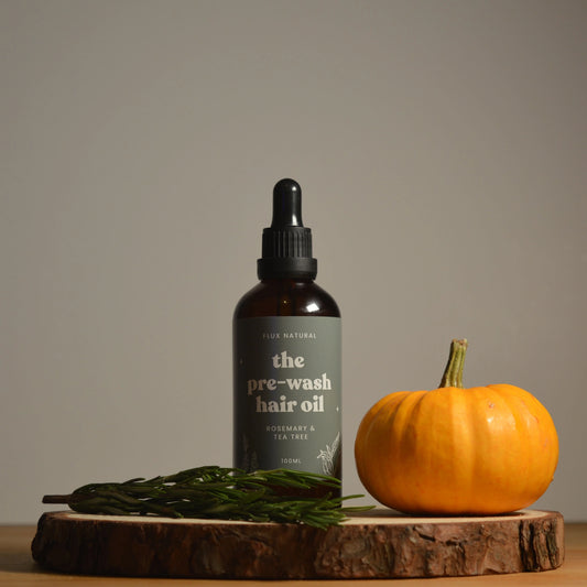 The Pre-Wash Hair Oil - Tea Tree & Rosemary Infused Flux Natural 